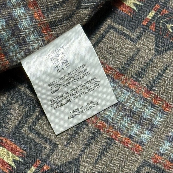 Pendleton Larkspur Sherpa Jacket Medium Aztec design - Picture 10 of 16